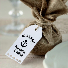 Le tampon personnalisé pour étiquette logo coeur