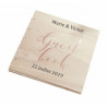 Le livre d’or Guestbook cuivre en bois 0 Le livre d’or Guestbook cuivre en bois 0