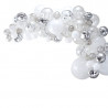 Le kit arche de ballons argent 3