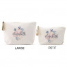 La pochette maquillage personnalisée floral 2