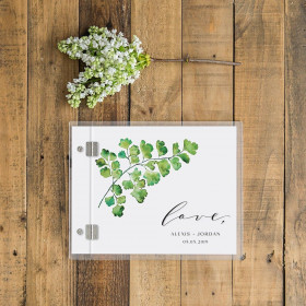 Le livre d'or personnalisé lierre