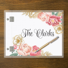 Le livre d'or personnalisé blanc