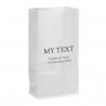 Les sacs en papier texte personnalisé 3