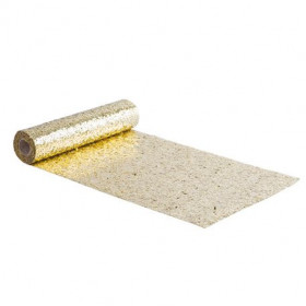 Le chemin de table or grosses paillettes