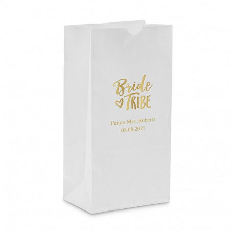 Le sac en papier personnalisé couverts (par 25)