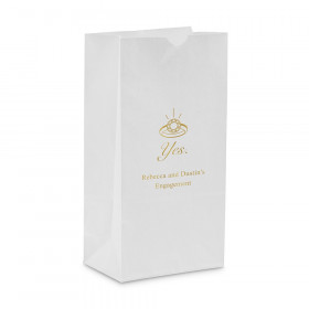 Le sac en papier personnalisé verre coktail (par 25)