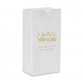 Le sac en papier personnalisé Nouvel an (par 25)