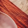 Le chemin de table terracotta en gaze de coton 1