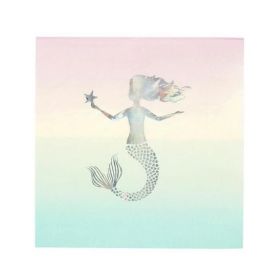 Les serviettes iridescentes sirène