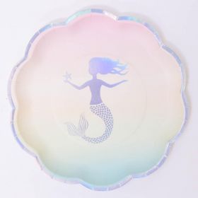 Les assiettes carton sirène