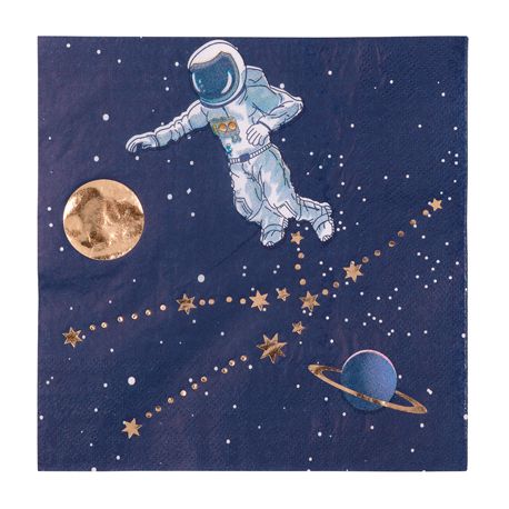 Astronautes Party serviettes motif TABLE DECO Décoration l'espace thèmes Fête