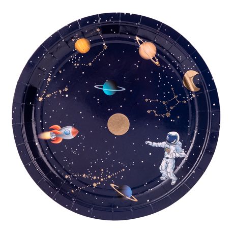 Affiche anniversaire astronaute, espace personnalisée pour votre