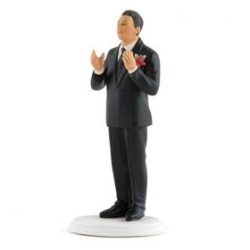 La figurine romance marié peau mate
