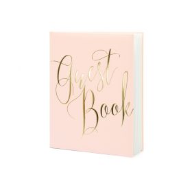 Le livre d'or guestbook rose et or