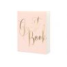 Le livre d'or guestbook rose et or 0