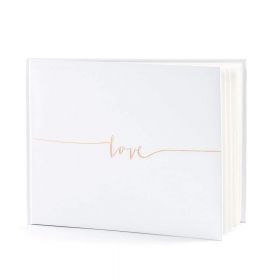 Le livre d'or love rose gold