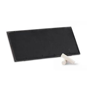 Le panneau ardoise rectangulaire