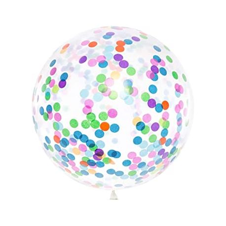 Le ballon confettis multicolores Le ballon confettis multicolores