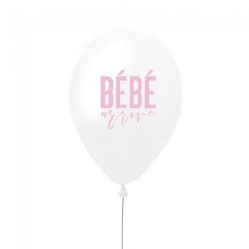 Le ballon bébé arrive rose