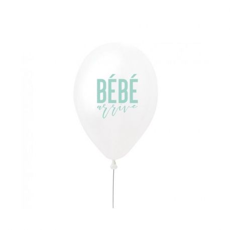 Le ballon bébé arrive menthe Le ballon bébé arrive menthe