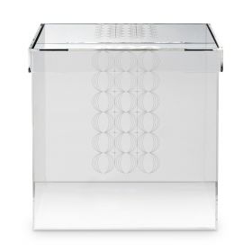 L'urne de mariage cube transparent