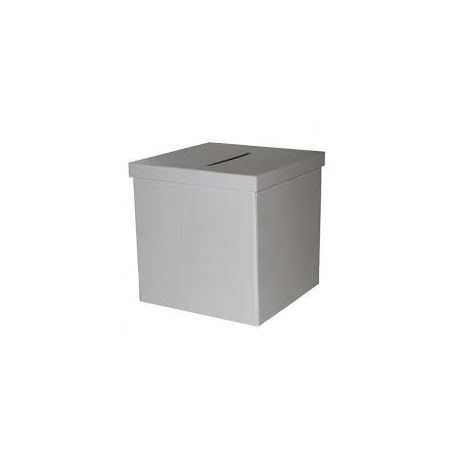 L'urne de mariage argent en carton L'urne de mariage argent en carton