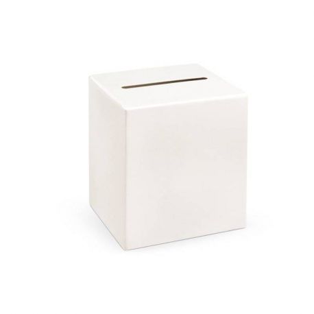 Urne de mariage en carton crème Urne de mariage en carton crème