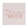 Les 20 serviettes team bride blush 0