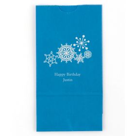 Le sac en papier personnalisé anniversaire initiale (par 25)