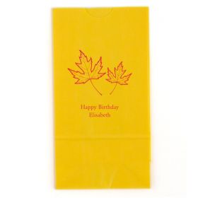 Le sac en papier personnalisé anniversaire flocon (par 25)