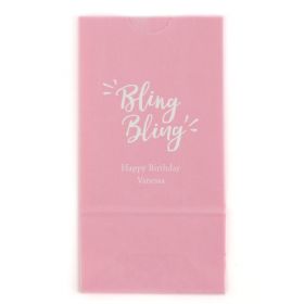 Le sac en papier personnalisé anniversaire Oh what fun (par 25)