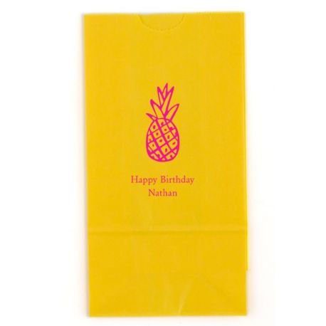 Le sac en papier personnalisé anniversaire poisson (par 25)