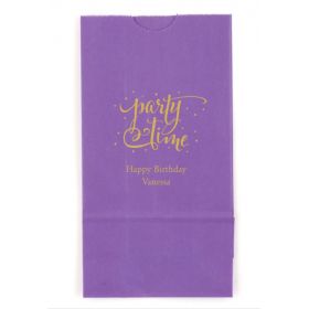 Le sac en papier personnalisé anniversaire voyage (par 25)