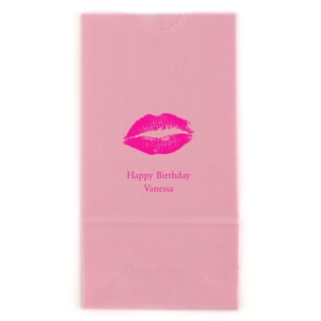 Le sac en papier personnalisé anniversaire party (par 25)