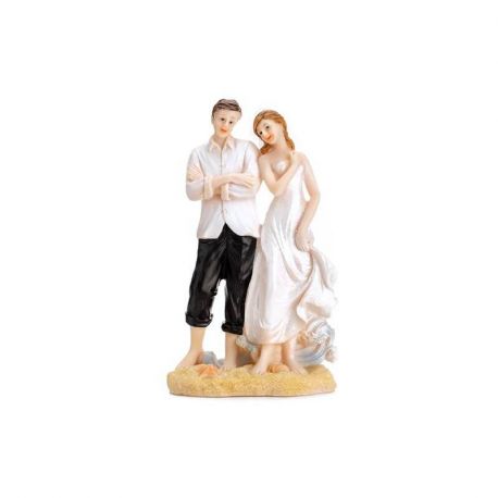 La figurine cake topper Mariés à la plage La figurine cake topper Mariés à la plage