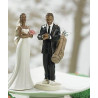 La figurine le marié jouant au golf -noir 0 La figurine le marié jouant au golf -noir 0
