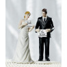 La figurine mariage couple aux pancartes 2 La figurine mariage couple aux pancartes 2