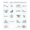 La figurine mariage couple aux pancartes 4 La figurine mariage couple aux pancartes 4