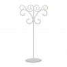 Le porte numéro table fer forgé blanc 4