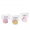 Le marque place coeur rose et or x6) 2 Le marque place coeur rose et or x6) 2