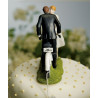 La figurine couple à vélo 2