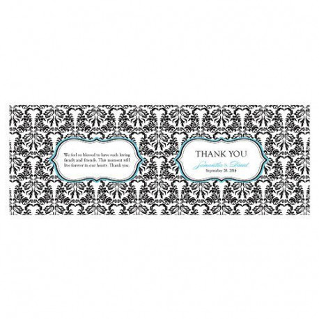 Les 12 blocs note personnalisés damas (15 coloris)