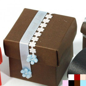 Les 10 boîtes à dragées cube - 7 coloris