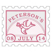 Le sticker personnalisé timbre postal