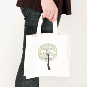 Le sac en coton personnalisé arbre