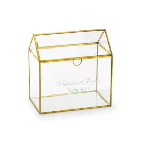 L'urne mariage terrarium cuivre