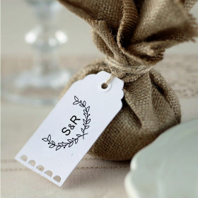 Le tampon personnalisé pour étiquette logo lierre