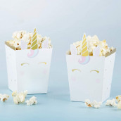 Les boîtes à popcorn Licorne (x12)