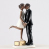 La figurine mariage voyage noir 0