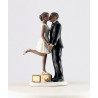 La figurine mariage voyage noir 1